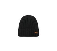 Barts Bonnet à revers Haakon en tricot Taille unique Noir