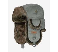 Bonnet Barts Rib Bomber vert kaki marron femme.