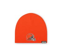 Bonnet basique FOCO pour homme avec logo NFL des Cleveland Browns et t te de mort, couleur de l' quipe