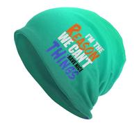 Bonnet Beanie C'est Drôle, C'est À Cause De Moi Qu'On Ne Peut Pas Avoir De Belles Choses. Chapeau d'hiver Confortable Bonnets en Tricot Chaud Knit Beanies pour Quotidienne Shopping Automne