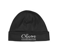 Bonnet Beanie Idée Cadeau « Organisateur du Chaos » pour Un Collègue, Un Manager Ou Un Professeur Bonnets en Tricot Slouch Chapeau d'hiver Unisexe Knit Beanies pour Quotidienne Sport Hiver