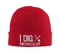 Bonnet Beanie Je Creuse L'Archéologie Chapeau d'hiver Confortable Classics Basic Beanie Moderne Bonnets en Tricot pour Course Homme Femme Automne