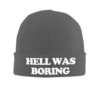 Bonnet Beanie l'enfer Était Ennuyeux Knit Beanies Slouch Bonnet d'hiver Souple Bonnets Tricoté pour Homme Femme Course Automne