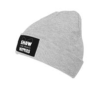 Bonnet Beanie Montre-Moi Tes Chatons Bonnet d'hiver Confortable Bonnets Tricoté Respirant Classics Basic Beanie pour Hiver Quotidienne Sport