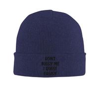 Bonnet Beanie Ne M'Embêtez Pas, Je Pète Facilement Knit Beanies Respirant Bonnet d'hiver Moderne Bonnets Tricoté pour Sport Printemps Automne