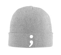 Bonnet Beanie Point-Virgule Classics Basic Beanie Confortable Bonnets Tricoté Moderne Bonnets en Tricot pour Automne Shopping Hiver