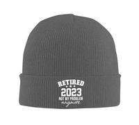 Bonnet Beanie Retraité en 2023. Ce n'est Plus Mon Problème. La Retraite, C'est Drôle. Chapeau d'hiver Chaud Bonnets Tricoté Moderne Bonnet d'hiver pour Shopping Course Hiver