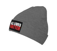 Bonnet Beanie Toutes Les Vies Comptent Bonnets en Tricot Unisexe Bonnet d'hiver Confortable Bonnets Tricoté pour Course Sport Shopping