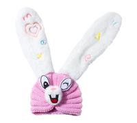 Bonnet Bébé 2 Ans - Bonnet Bébé en Tricot Douillet avec Un Adorable Lapin À Longues Oreilles Idéal pour L'Automne Et l'hiver Confortable Et Chaud Il Est Bébés Et Offre Un Joli Motif De (0-36 Months)
