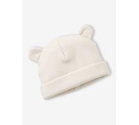 Bonnet bébé à oreilles d'ours en volume écru 24/36M(86/97)