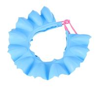 Bonnet Bébé Bleu Tpe Ajustable pour Garçon et Filles | Écoulement Rapide Grâce aux Fentes, Garde le Visage des Cheveux, Protège Yeux et Oreilles