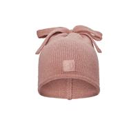 Bonnet bébé d'hiver en maille 0-6 mois Rosy Bow