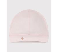 Bonnet bébé en coton uni Petit Bateau - rose - Taille naissance NAI rose clair