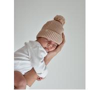Bonnet Bébé En Maille - Beige