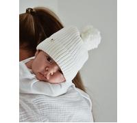 Bonnet Bébé En Maille - Blanc Cassé