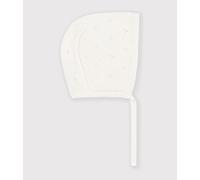 Bonnet bébé en tricot ajourée Petit Bateau - blanc - Taille 3 mois 3M blanc