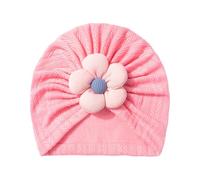 Bonnet Bebe Fille 0-3 Mois - Bonnet en Tricot pour Bébé avec Un Joli Motif À Cinq Pétales pour Les Nourrissons Et Les Tout-Petits De 0 À 3 Ans (0-36 Months)