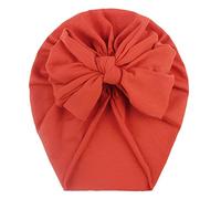 Bonnet Bebe Fille - Accessoires Chapeaux Noué Filles Solide Garçons Arc Bébé Toddler Chapeau Enfants Bébé Soins (F One Size)