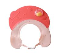 Bonnet Bébés et Garçon et Filles Rouge en Plastique Ajustable | Visière Imperméable, Drainage Rapide, Épais et Élargi, pour Limiter L’appréhension de L’eau
