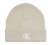 Calvin Klein Jeans Homme MONOGRAM EMBRO BEANIE K50K512145, Grey (Pelican), OS