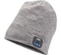 Bonnet Bluetooth Écouteurs Gris Homme Femme Gris Sans Fil Connecté - August EPA20 - Micro Batterie Sport Gris clair G