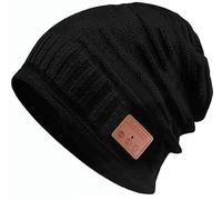 Bonnet Bluetooth Homme Femme Noir - Cadeau Anniversaire et Noël Bonnet Bluetooth Homme avec boîte de Couleur Homme Femme Noir Cadeau Anniversaire idee Cadeau