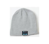 Bonnet Bluetooth pour NOKIA 8 Sirocco Smartphone avec Ecouteurs Integres Reglage Boutons Universel Hiver (GRIS)