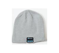 Bonnet Bluetooth pour Smartphone avec Ecouteurs Integres Reglage Boutons Universel Hiver (GRIS)