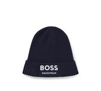BOSS Bonnet d’équitation style pêcheur en coton - Style FISHER BEANIE BLACK, B6U1602 Bleu foncé pcs.