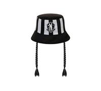 Wednesday Braid-Bonnet Enfant Bucket, Noir