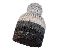 Bonnet Buff en tricot et polaire ~ Alina gris