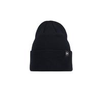 Bonnet buff knitted noir