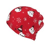 Bonnet, Cache-Cou tricoté, Masque Facial, écharpe, Cagoule, Chapeau de Course Ample, bonhommes de Neige et Flocons de Neige de noël Amusants