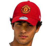 Bonnet Casquette Strapback Manchester United FC New Era 9Forty Rouge Poly Blend