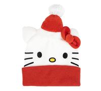 Bonnet de noël hello kitty à pois rouge rouge TU
