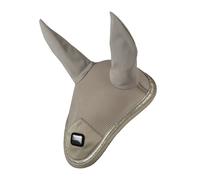 Bonnet chasse-mouches pour cheval EQPRO Brillance Beige Poney