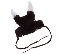Bonnet Chat Costume Pirate Viking, Accessoire Léger pour Petits Chiens | Maille Peluche, Style Mignon et Fun, pour Photos D’animaux, Anniversaires, Hiver