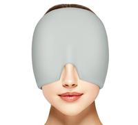 Bonnet chaud pour maux de tête et migraine réutilisable, thérapie chaude et froide, chauffée pour un soulagement immédiat, bonnet migraine, couverture complète à 360°, tête et yeux