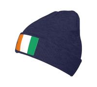 Bonnet Chaud Tricoté À Imprimé Côte D'Ivoire Drapeau sans Bords Repliable Décontracté Pliable Ski Running Beanie Élastique Doux Confortable Taille Unique Unisexe Sport Extérieur Anti Vent Froid