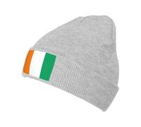 Bonnet Chaud Tricoté À Imprimé Côte D'Ivoire Drapeau sans Bords Repliable Décontracté Pliable Ski Running Beanie Élastique Doux Confortable Taille Unique Unisexe Sport Extérieur Anti Vent Froid