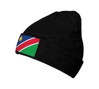 Bonnet Chaud Tricoté À Imprimé Namibie Drapeau sans Bords Repliable Décontracté Pliable Ski Running Beanie Élastique Doux Confortable Taille Unique Unisexe Sport Extérieur Anti Vent Froid
