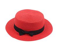 Bonnet Chauffant Graine De Lin Visor Sun Women's Sun Hat Hat Ladies Solid Top Summer Baseball Caps Bonnet Casquette Homme (Red, One Size)