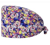 Bonnet chirurgical Disney - Bonnet d'infirmière Mickey Mouse - Bonnet d'opération réutilisable