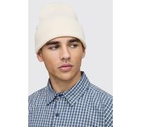 Bonnet classique côtelé homme - ecru - ONE SIZE, ecru