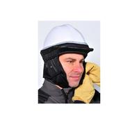 Bonnet Coiffe Anti Froid SINGER pour Casque de Chantier Intérieur Polyester Polaire noir attache réglable