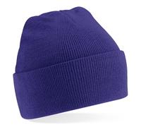 Bonnet Côtelé en Acrylique Double Couche Beechfield Châle Tricot Chaud