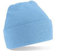 Bonnet Côtelé en Acrylique Double Couche Beechfield Châle Tricot Chaud