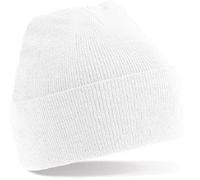 Bonnet Côtelé en Acrylique Double Couche Beechfield Châle Tricot Chaud