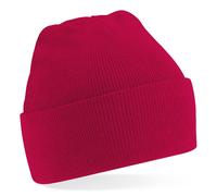 Bonnet Côtelé en Acrylique Double Couche Beechfield Châle Tricot Chaud