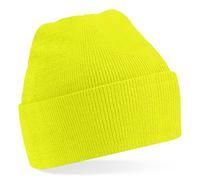 Bonnet Côtelé en Acrylique Double Couche Beechfield Châle Tricot Chaud